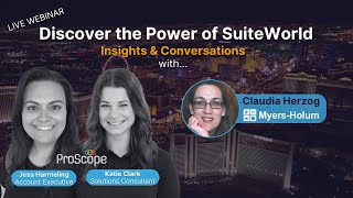 Discover the Power of SuiteWorld  Live Webinar with Special Guest from MyersHolum  NetSuite ERP [upl. by Baum]