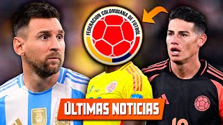 POSIBLE BAJA SELECCION COLOMBIA l JAMES REGISTRO y RECORD l ARGENTINA SEMIFINAL l COPA AMERICA [upl. by Nydnarb]