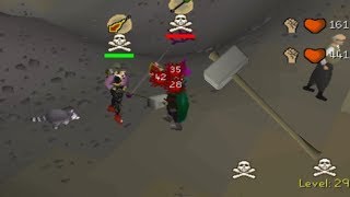 50 Attack Piety Wilderness 1 Hit Pking [upl. by Einnaej771]