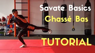 Savate Basics Chassé Bas Tutorial [upl. by Matronna]