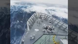 Horrible but Amazing footage of Storm in Atlantic ocean 2017 [upl. by Kyla]