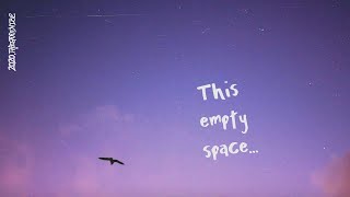 James Arthur  Empty Space Lyrics [upl. by Frydman]