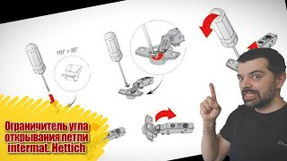 Ограничитель угла открывания петли intermat Hettich [upl. by Marylynne676]