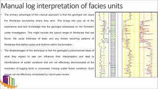 2a Facies data preparation manual interpretation [upl. by Alice]