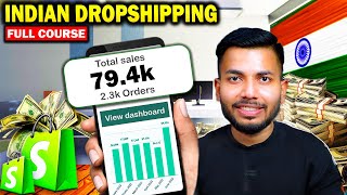 FREE Indian Dropshipping Course  COMPLETE A Z GUIDE 2024 [upl. by Regdor]