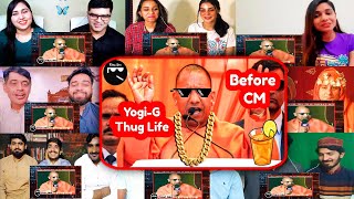 Yogi Adityanath Thug Life Before UP Elections Uttar Pradesh Chief Minister  Mix Mashup Reaction [upl. by Telocin]