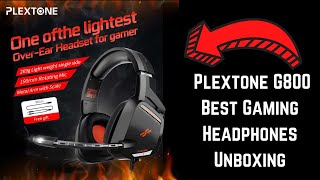 Plextone G800 Gaming Headphone Unboxing and Review including Mic Testing [upl. by Lamoureux]