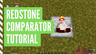 How To Make A REDSTONE COMPARATOR In Minecraft Plus What It Does amp How To Use It [upl. by Esinwahs]