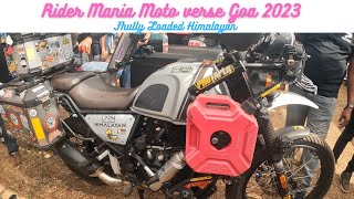 Rider Mania Motoverse Goa 2023 II Fully Loaded RE Himalayan Vlog [upl. by Uamak651]