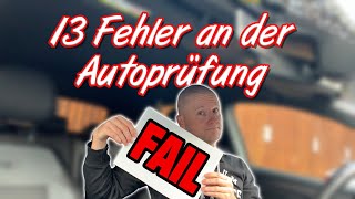 13 Fehler an der Autoprüfung  So bestehst du nicht‼️ [upl. by Goodyear]