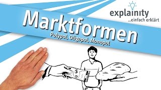 Marktformen einfach erklärt explainity® Erklärvideo [upl. by Ahsilrac]