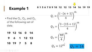 Quartile for ungrouped data [upl. by Mosenthal112]