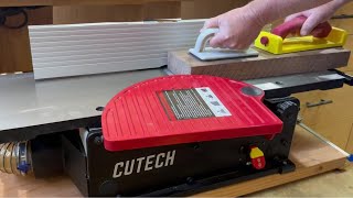 Cutech 10quot Benchtop Jointer Review with WEN jointer comparisons [upl. by Nonnaehr]