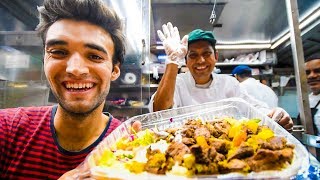 Living Cheap in NYC  The Street Food Challenge [upl. by Jim]