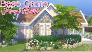 The Sims 4  BASE GAME FAMILY HOME  Speed Build STARTER [upl. by Iatnahs]