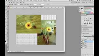 Copying a Portion of One Layer and Pasting it onto Another Layer in Photoshop  Photoshop Tutorial [upl. by Oguh]