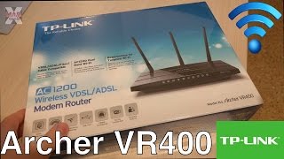 AC1200 Wireless VDSLADSL Modem Router Archer VR400 [upl. by Simsar]