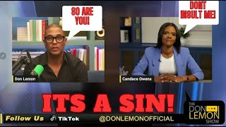 Candace Owens CONFRONTS Don Lemon LIVE [upl. by Carpet]