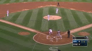 Buxton leads off with insidethepark homer [upl. by Bria]