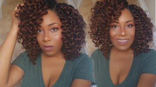 FREETRESS RINGLET WAND CURL CROCHET HAIR REVIEW LIA LAVON [upl. by Assena]