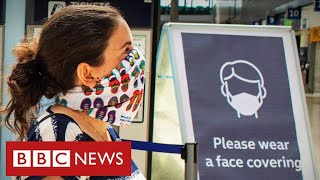 Face coverings become compulsory in shops in England  BBC News [upl. by Cliff264]