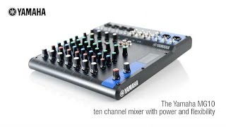 Yamaha MG10 Analog Mixing Console [upl. by Aryamoy883]