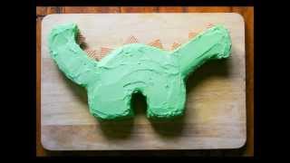 How to make a dinosaur cake [upl. by Naras]