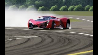 Ferrari F80 Concept at Top Gear [upl. by Ellitnahc]