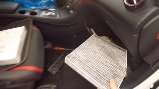 MercedesBenz W176 W246 C117 X156  A B CLA GLAClass  Changing the Cabin Air Filter [upl. by Angelia]