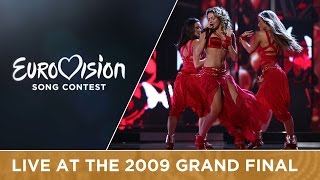 Hadise  Düm Tek Tek  Türkiye 🇹🇷  Grand Final  Eurovision 2009 [upl. by Biegel]