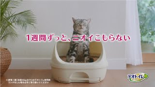 デオトイレ TVCM 「この前替えた猫砂が篇 30秒」 [upl. by Padegs419]