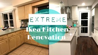 IKEA KITCHEN REMODEL  EXTREME IKEA KITCHEN RENOVATION 2017 [upl. by Mcnully315]