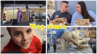 ▶️ Vlog Diario  ENTRENANDO CON Joeluscommunis  DOCUMENTANDO LAS FALLAS DE VALENCIA  Vida real [upl. by Siuraj]