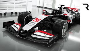 First 2020 F1 car revealed  Haas VF20 technical analysis [upl. by Peri]