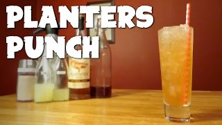 Planters Punch  the Classic Dark Rum Cocktail Trader Vics Recipe [upl. by Yssis]