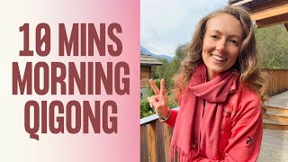 10 Minute Morning Qigong Mountain View [upl. by Gaidano]