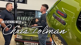 An evening with Chris Tolman 205 GTI Tolman edition [upl. by Edorej]