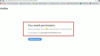 GoFormative YOU NEED PERMISSION FIXED [upl. by Eerot893]