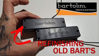 How to refin Bartolini pickups [upl. by Assennav723]