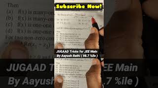 🚀JEE Main 2024 Tukka Tricks Option Elimination Tricks for JEE Mains🔥 jeemain2024 tricks arsquad [upl. by Aynatahs46]