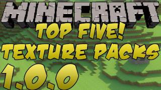 Top 5 Texture Packs for Minecraft 100 NEW [upl. by Ratna295]