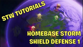 Stonewood Storm Shield Defense 4 Build Guide  Gameplay 11  Fortnite Save the World  TeamVASH [upl. by Nonnarb]