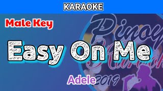 Easy On Me by Adele Karaoke  Male Key [upl. by Barayon]