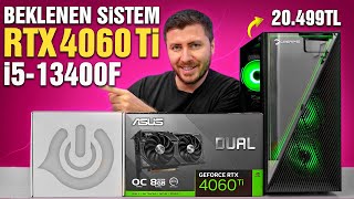 BEKLENEN SÄ°STEM 20499 TL FiyatPerformans RTX 4060 Ti ve 13400F PC Toplama Rehberi [upl. by Shawnee]