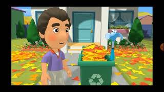 Handy Manny  Manny Tools Mr Ayala and Marcelo Racking Leaves [upl. by Friedly]