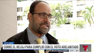 Enviarían este sábado las papeletas del voto adelantado [upl. by Aretha188]