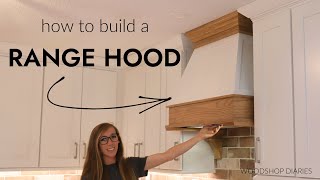 How to Build a Range Hood Cover [upl. by Ellerrehc819]