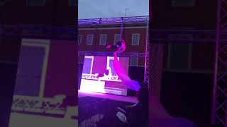 Aerialist at Miss Mondo Emilia Romagna [upl. by Bartholomeo]