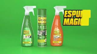 Espuma Magica Spray Limpa Seco Proauto 400ml [upl. by Jarvey]