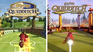 Comparing Quidditch World Cup to Quidditch Champions [upl. by Shaper]